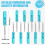 100 PCS Mini Slotted Screwdriver, 2.0mm Flat Head 45mm Length 4