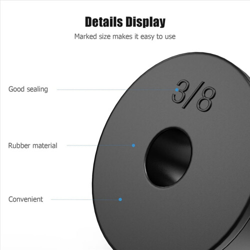 Faucet Washers, 58-Pack Flat and Beveled Rubber Faucet 1