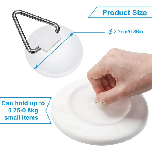Plate Hanger Adhesive Wall Hanger Round Self Adhesive Hooks Sticky