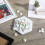 Plate Hanger Adhesive Wall Hanger Round Self Adhesive Hooks Sticky 6