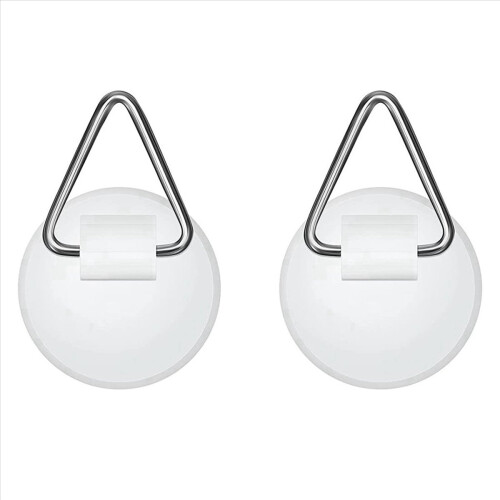 Plate Hanger Adhesive Wall Hanger Round Self Adhesive Hooks Sticky 2