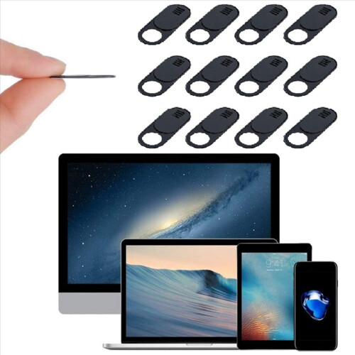 , 12-Pack Ultra Thin Design Web Camera Cover Slide 1