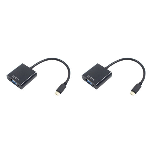 Cable adaptador USB-C USB3.1 Tipo C para convertidor VGA macho a hembra