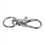 10pcs Metal Clasp Swivel Trigger Clips Snap Hooks Silver 3