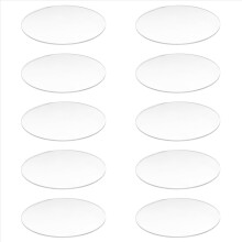Transparent 3mm thick Mirror Acrylic round Disc Diameter:85mm