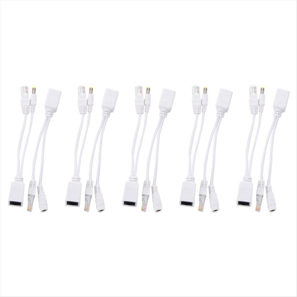 Passive Power Over Ethernet Poe Adapter Injector + Splitter Kit 4853158831967