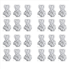 3-Pairs Earring Backs,Earring Backs Lifter(Silver)