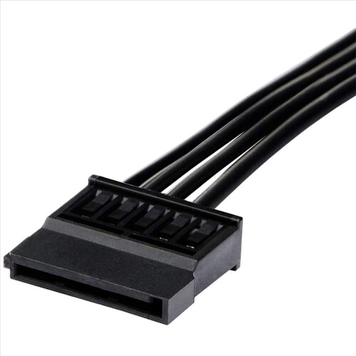 Μετατροπέας τροφοδοσίας Molex IDE 4 ακίδων αρσενικό σε 15 ακίδων θηλυκό SATA, 2 τεμάχια 2