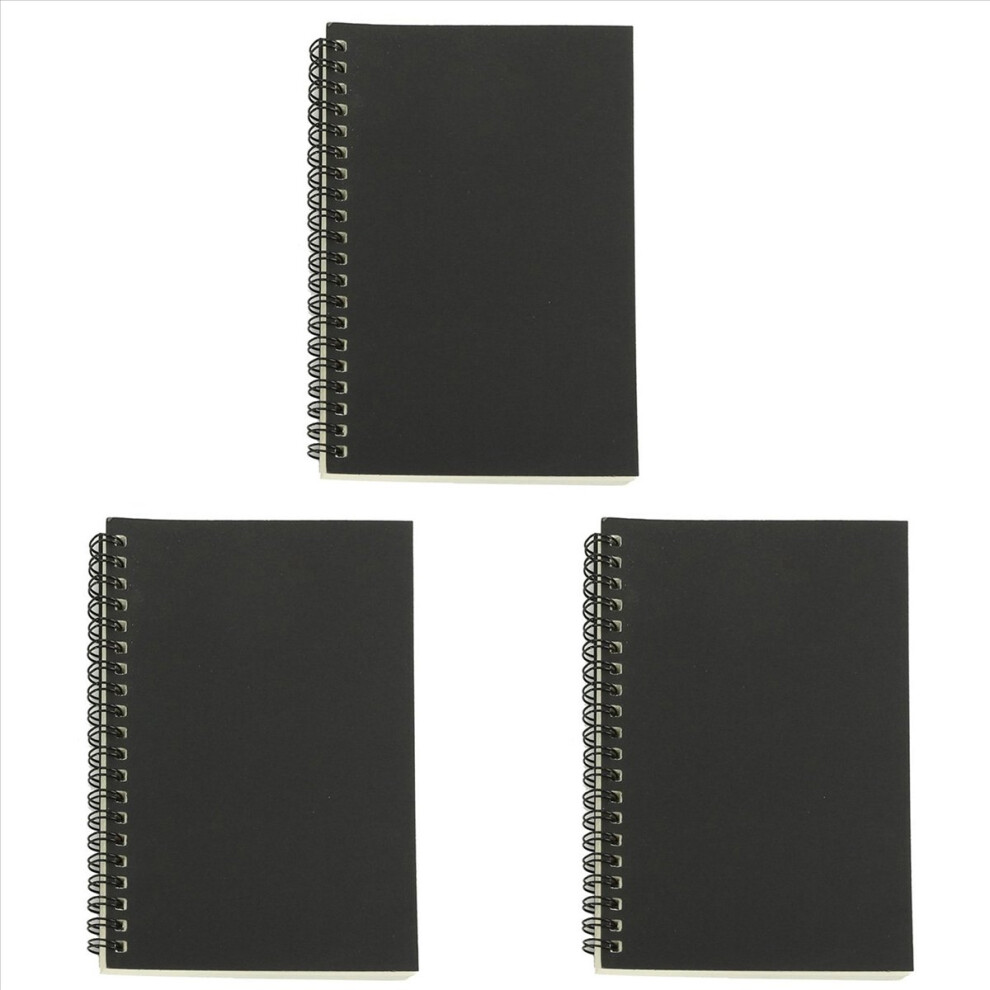 Retro Kraft Coil Sketch Sketchbooks Notebook（Black and White）-image-OPC-PHP8TH5-NEW