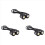 2pcs LED Eagle Eye Backup Light White Light 9W black 1