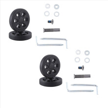 Roda de bagagem de 60 x 11 mm, desgaste, PU, rodízio, roda de mala, roda dupla de 8 mm