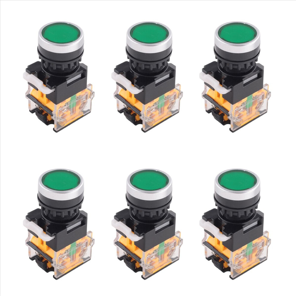 La38-11/203 Momentary Heavy Duty Switch Green 4853188045266
