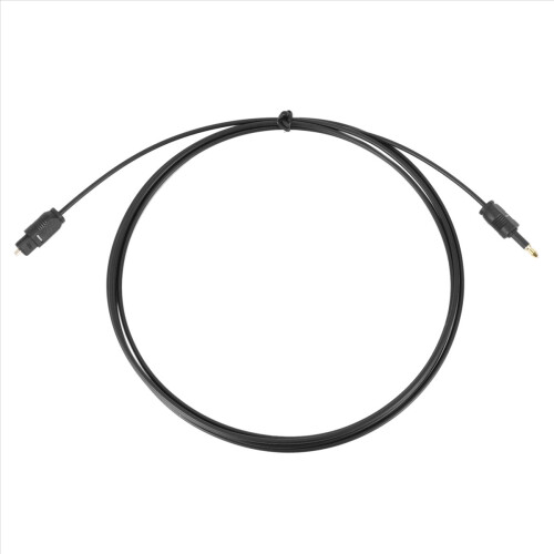 Καλώδιο οπτικού ήχου 2M Mini 3,5 mm με βύσμα, γραμμή οπτικών ινών SPDIF 1