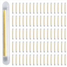 100 stuks visdobber lichtstaafjes LED fluorescerende glow sticks 4,5 mm
