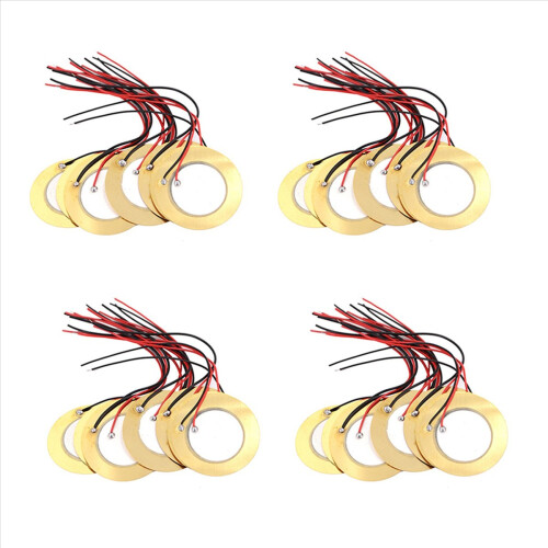 10 Pcs Piezo Ceramic Plate Dia 27mm for Buzzer Loudspeaker