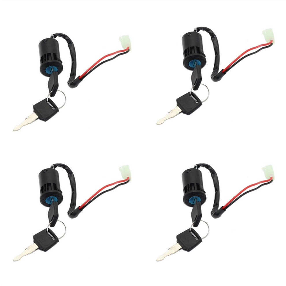Ignition Key Switch 2 Wires Ignition Keys For Atv Go Kart Scooter 4852133338002