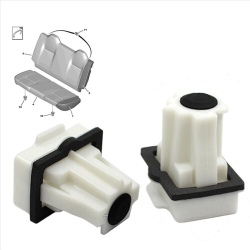 2Pcs Rear Seat Buckle for for 301 208 C3 C4 C- Elysee 1