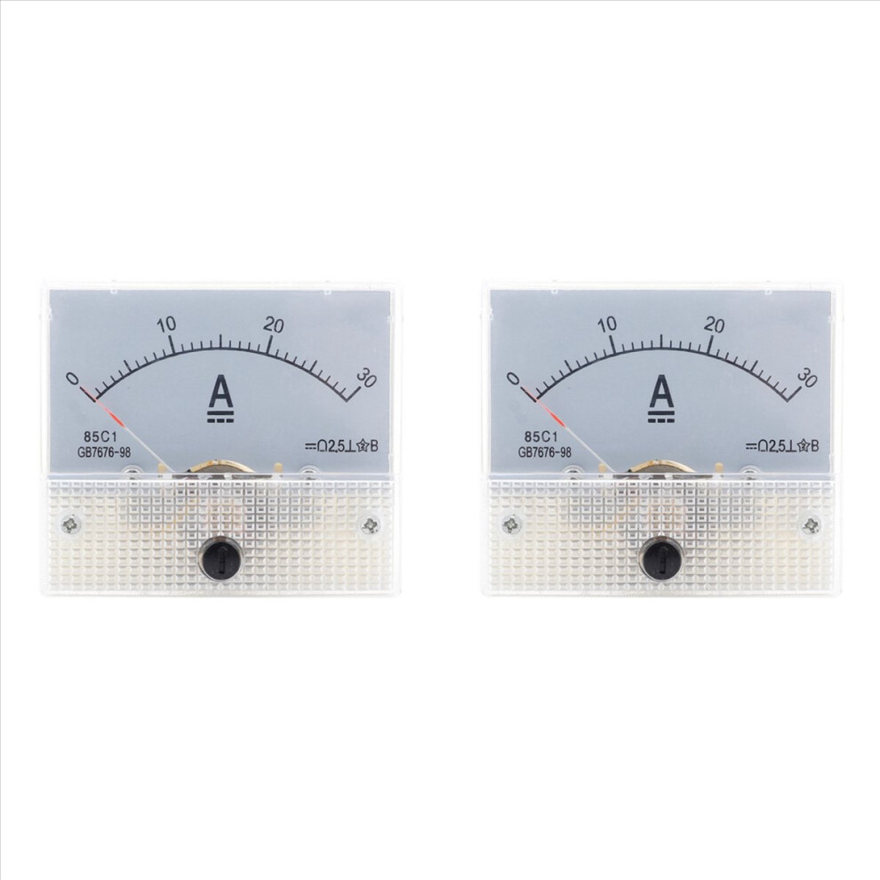 30A Dc Voltmeter Pointer Head Analog Ammeter Panel Meter 4852133365756