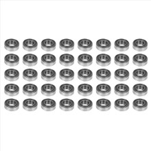 10 stuks miniatuur rubberen afgedichte metalen kogellagers model 37 MR126 ZZ