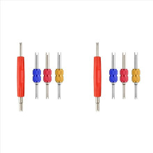 4Pcs R134 R12 A/C HVAC Schrader Valve Stem Core Remover Tool