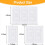 20Pcs Wall Insulation Outlet Insulators Sealers for Light, Switch 2