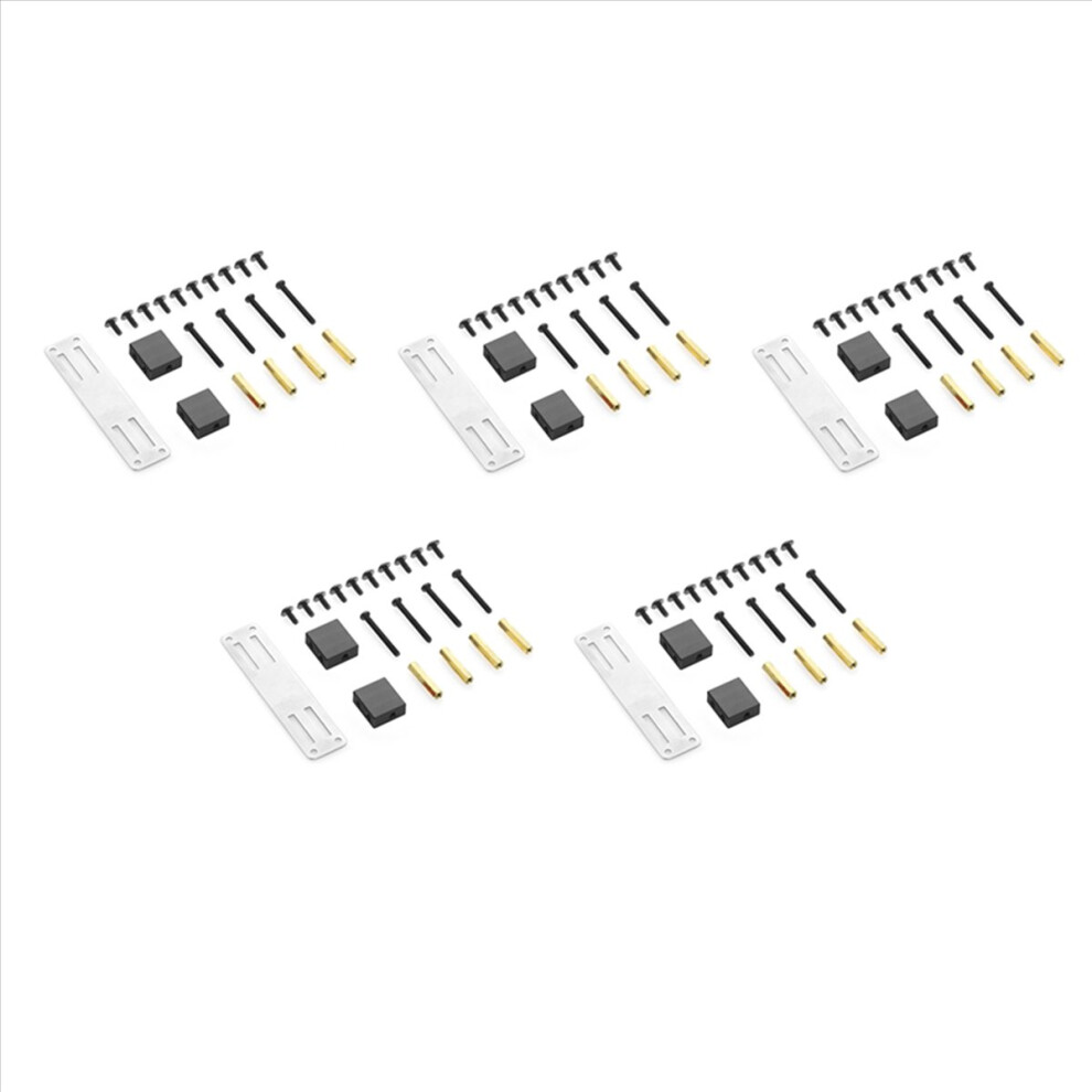 Photos - Parts for Drones & RC models Markenlos Metal Servo Bracket Kit for B16 B36 C24 C34 1/16 RC Car,Black 