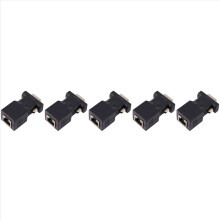 VGA Extender Male naar LAN CAT5 CAT6 RJ45 Netwerkkabel Adapter