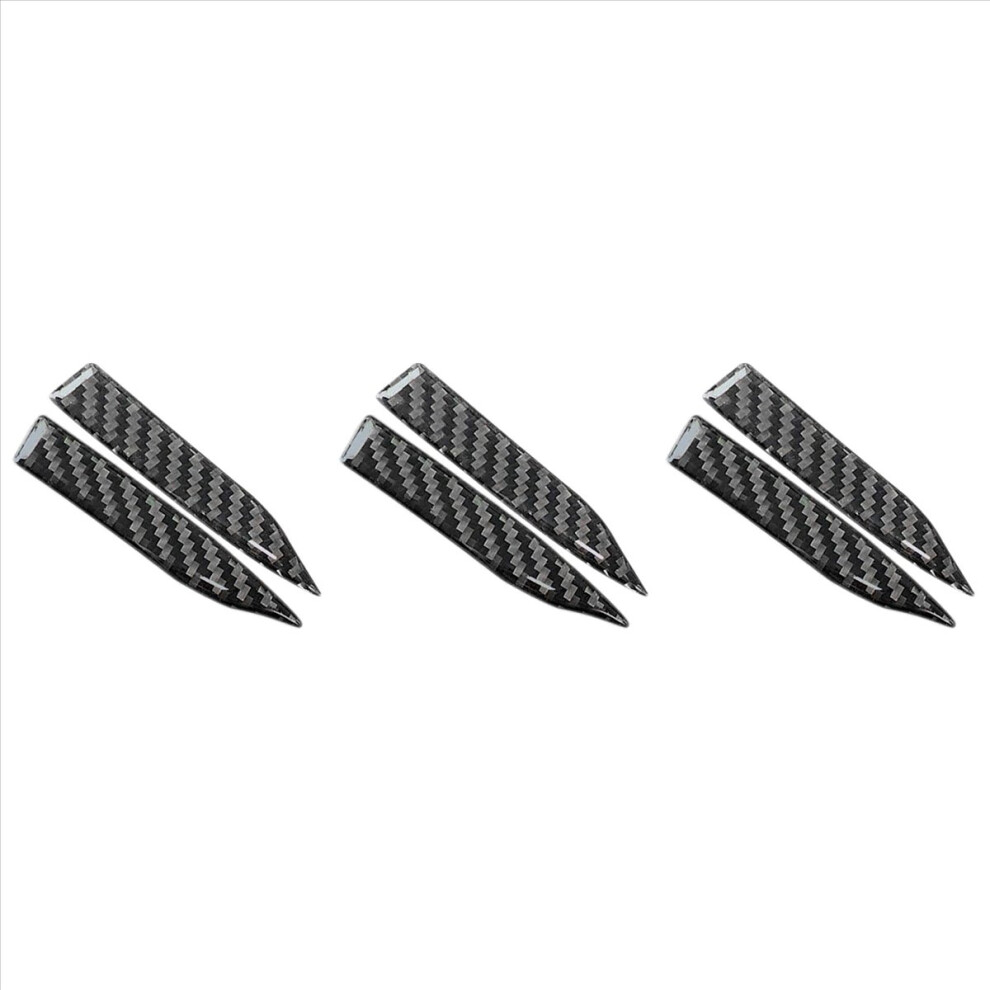2 Pieces Anti-Scratch Trim Sticker,Carbon Fiber Anti-Collision Strip 4853158871871