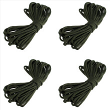 Corda de paraquedas Paracord de 7 cordas, verde Comprimento: 15 m