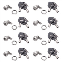 Cabinet Door Quarter Turn Security Tubular Cam Lock w Keys