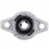 Rolamentos de bloco de esferas com flange interna de 10 mm KFL000 7