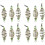 12Pcs Luminous Karpfen Angeln Feeder Spule In-Linie Köder Korb Köder 2