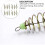12Pcs Luminous Karpfen Angeln Feeder Spule In-Linie Köder Korb Köder 5