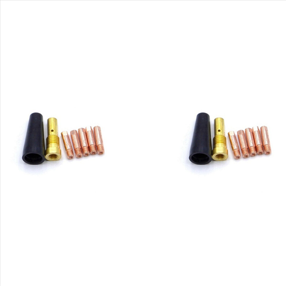 7Pcs/Set Gasless Nozzle Tips For Fc90 Flux-Cored Wire Feed 0.8Mm 4853188067640