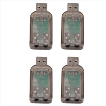 Adaptador de áudio para PC com entrada USB para microfone de 3,5 mm e fone de ouvido estéreo 3D
