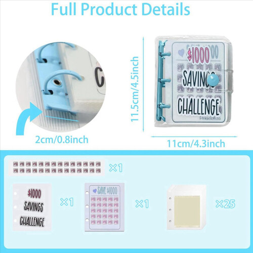 Κλασέρ 1000 Savings Challenge, με φακέλους, Μίνι Κλασέρ Προϋπολογισμού 2