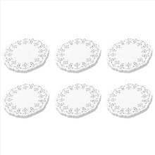 Lace Doilies Paper 100 Pcs,4.5 inch Liners for Cake,Tableware Display