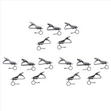 5 stuks ring mini 7,5 mm microfoon clip houder stropdas clip