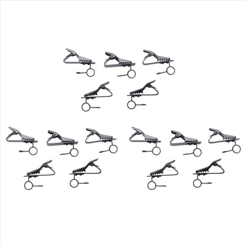 5 stuks ring mini 7,5 mm microfoon clip houder stropdas clip