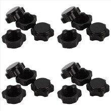 4Pcs Aluminum Wheel Hub Cover 17mm Hex Nut for 1/8 RC Car,Black