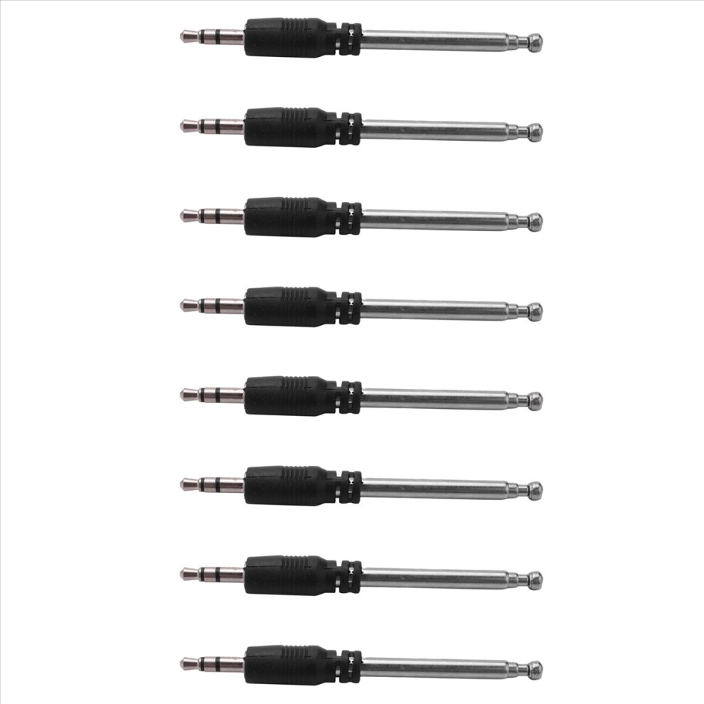 Radio Antenna 3.5Mm 4 Sections Telescopic Fm Antenna Radio Black 4853188053582