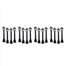 4Pcs Straße Post Lichter Modell Eisenbahn Zug Lampe Post Lichter