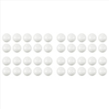 10x Decoration Modelling Craft Polystyrene Foam Ball Sphere 6cm-White