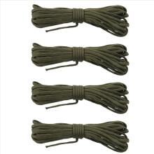 Corda de paraquedas Paracord de 7 cordas, verde Comprimento: 8 m