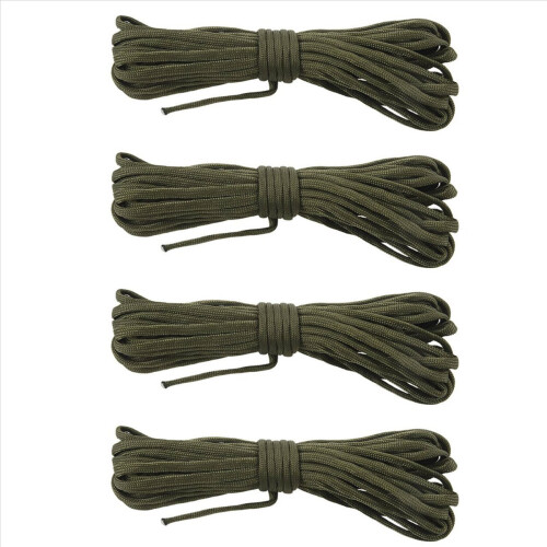 Σχοινί αλεξίπτωτου Paracord 7 Rope, πράσινο Μήκος: 8M