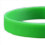 Pulsera de silicona verde 3