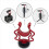 2PCS Universal Microphone Wavy Shock Mount Adapter Plastic 4