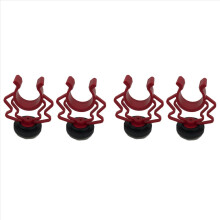 2PCS Universal Microphone Wavy Shock Mount Adapter Plastic