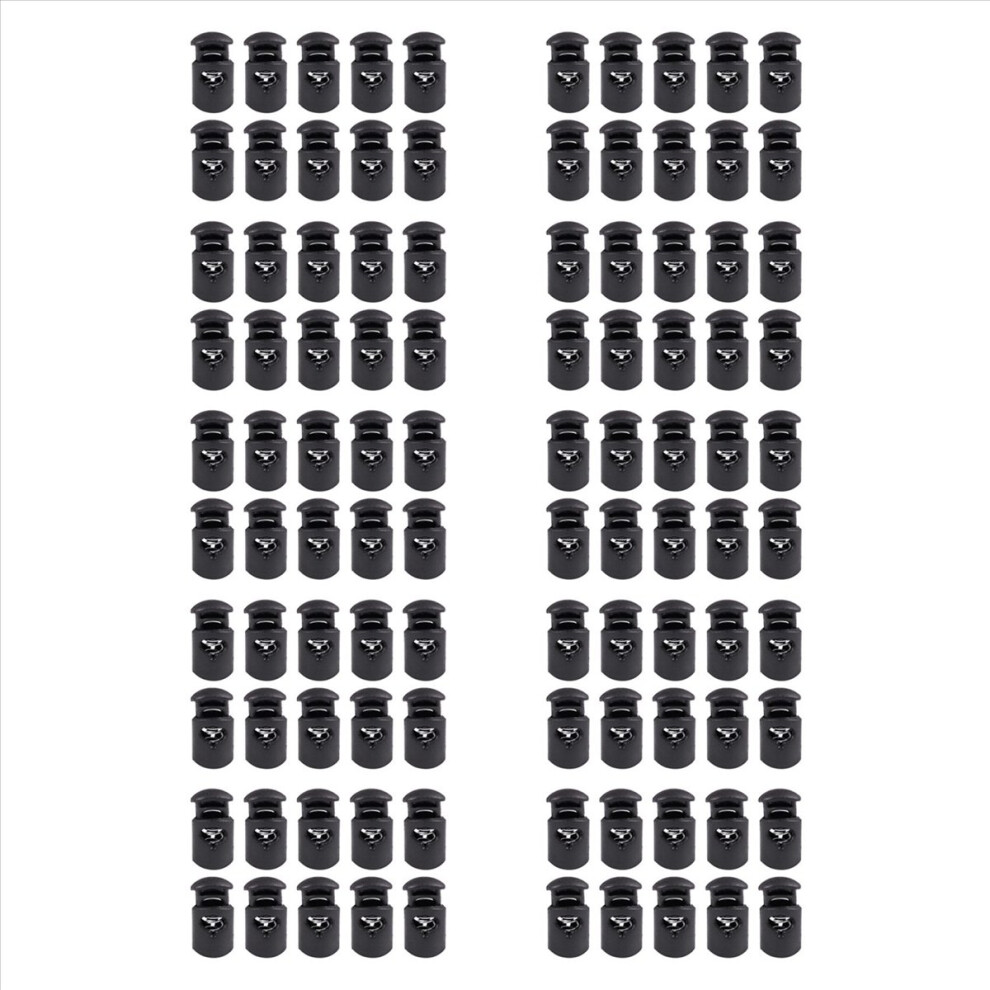 Durchmesser 8 Mm Loch, Kordel Kordelstopper Schwarz, 10 Stueck 4852133335827