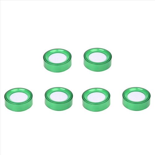 Groene plastic 7 cm diameter sponsvinger natte geldkassier 2 stuks